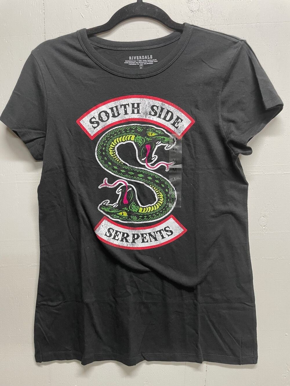Riverdale Southside Serpents Gang Medium Black T Shirt New Without Tags